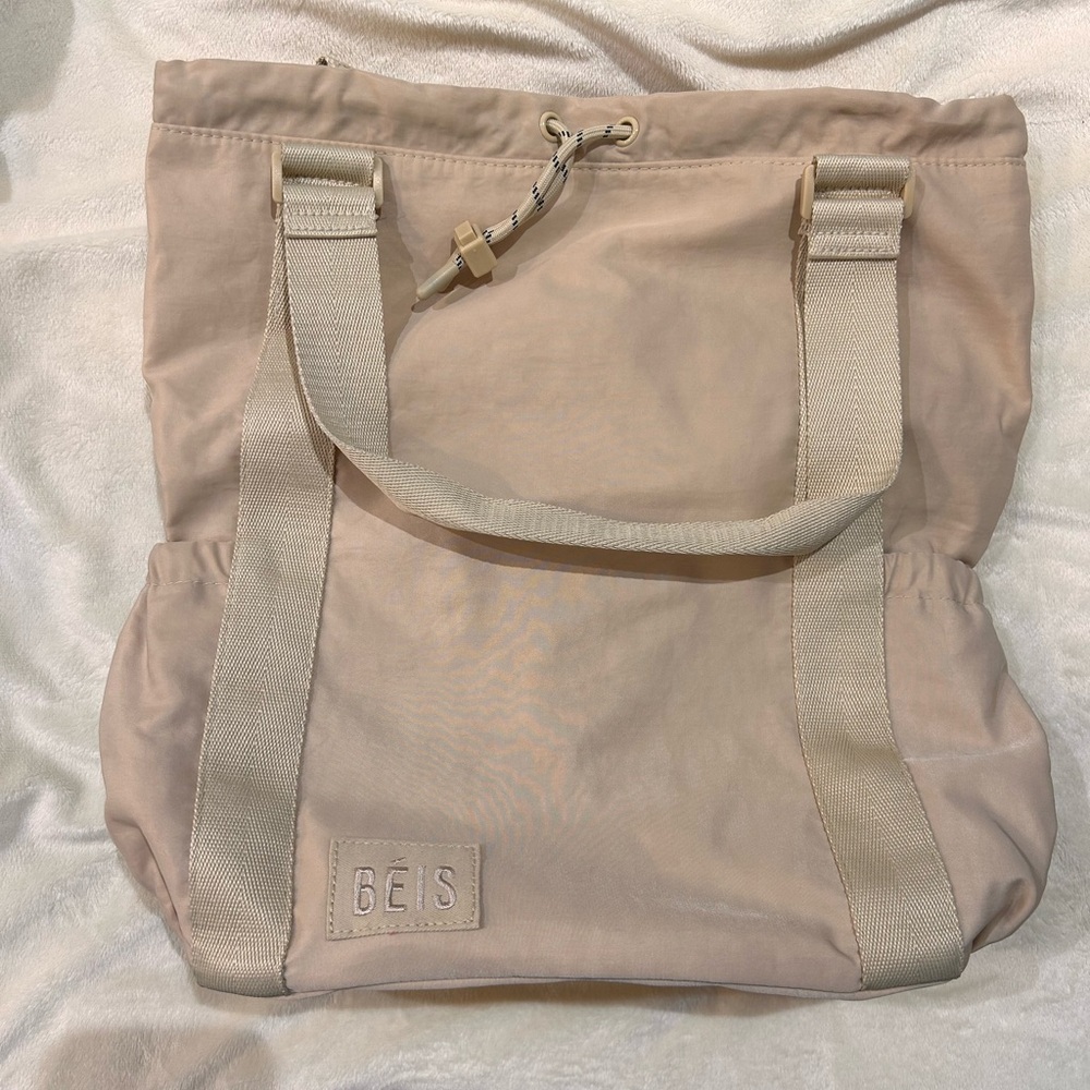 BEIS Tote Bag in Beige